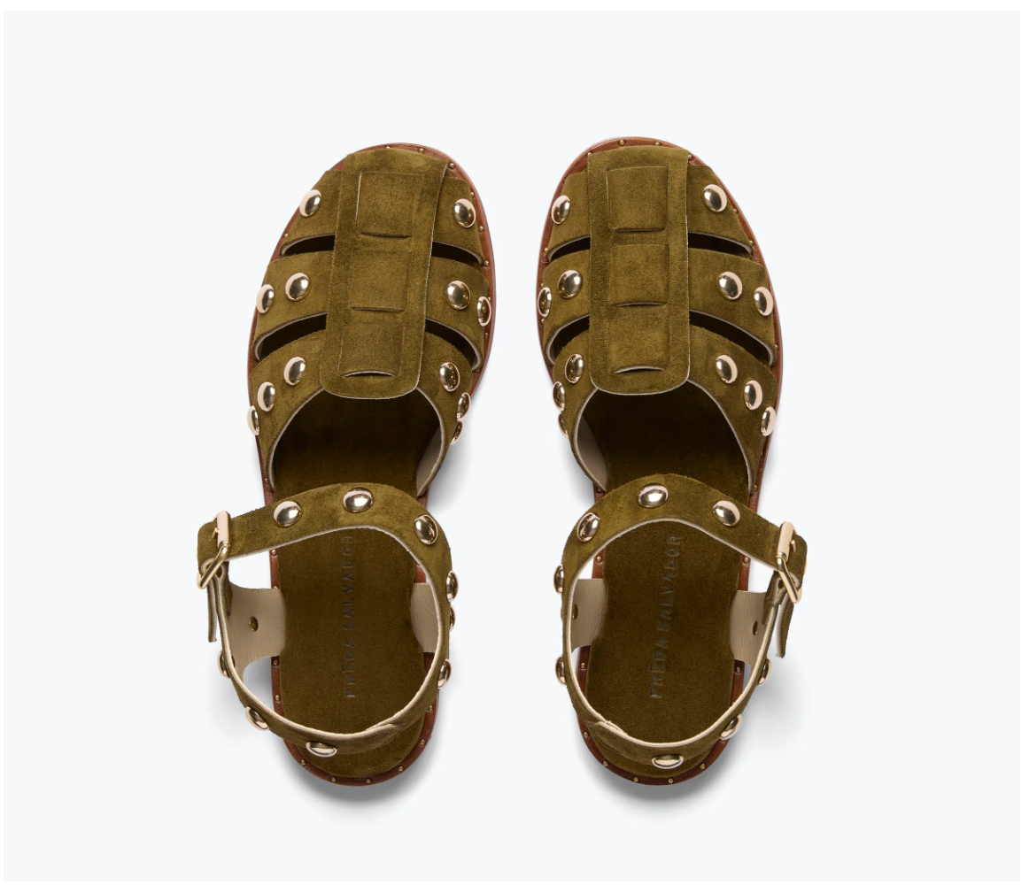 OIVE SUEDE SERA FISHERMERMAN SANDALS 