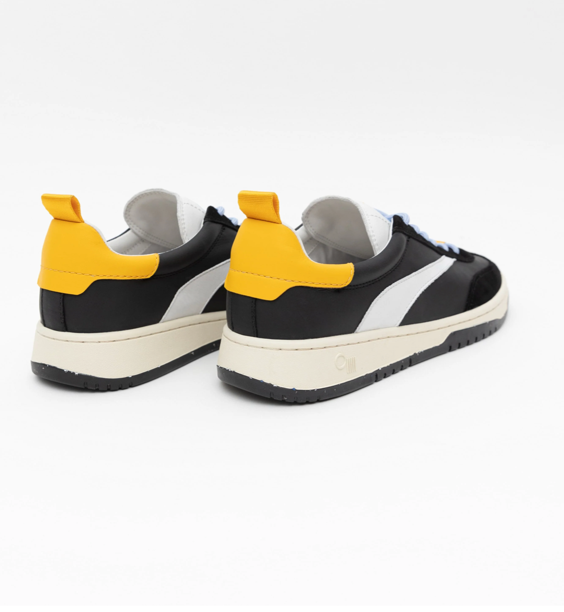 ONCEPT BLACK AND YELLOW SNEAKERS 