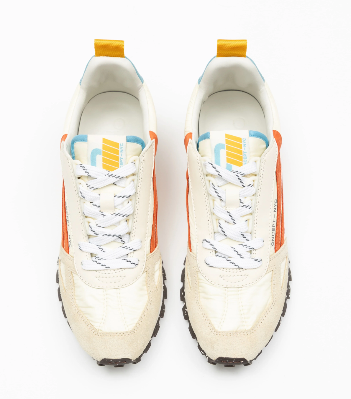 ONCEPT CREAM & ORANGE TORONTO SNEAKERS 