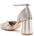 PLATINUM OPEN TOE PUMPS