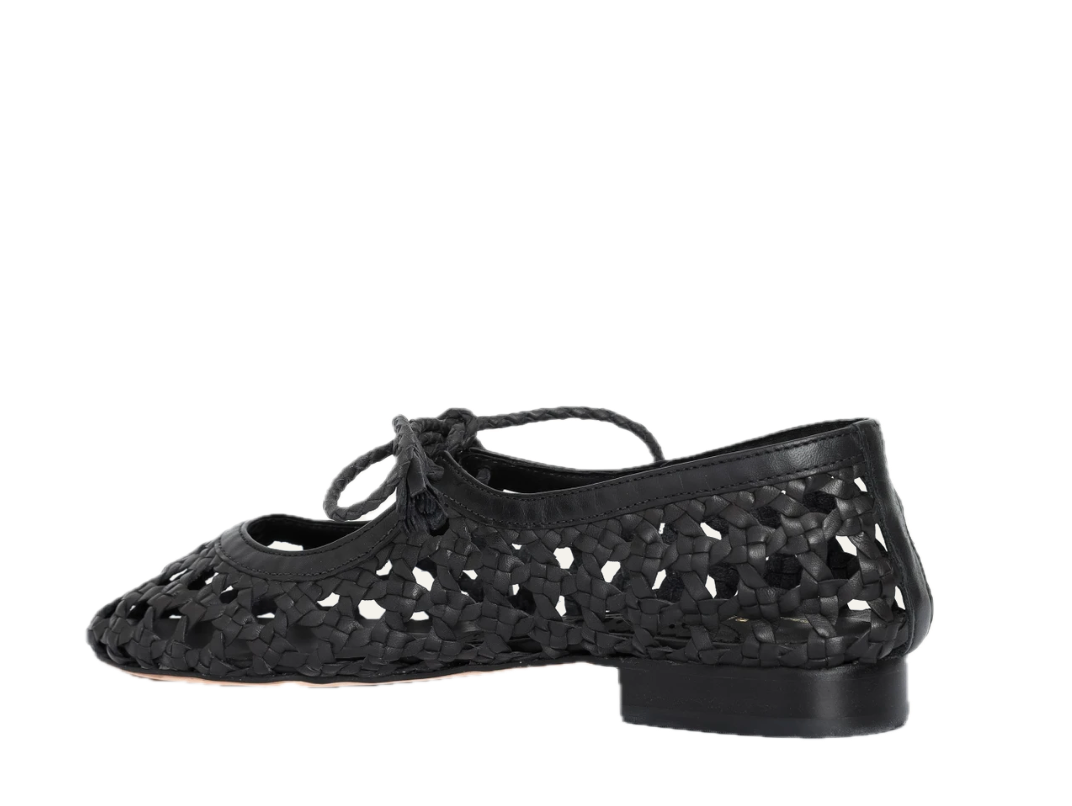 SARAH CHOFAKIAN BLACK TRESSÊ FLAT 
