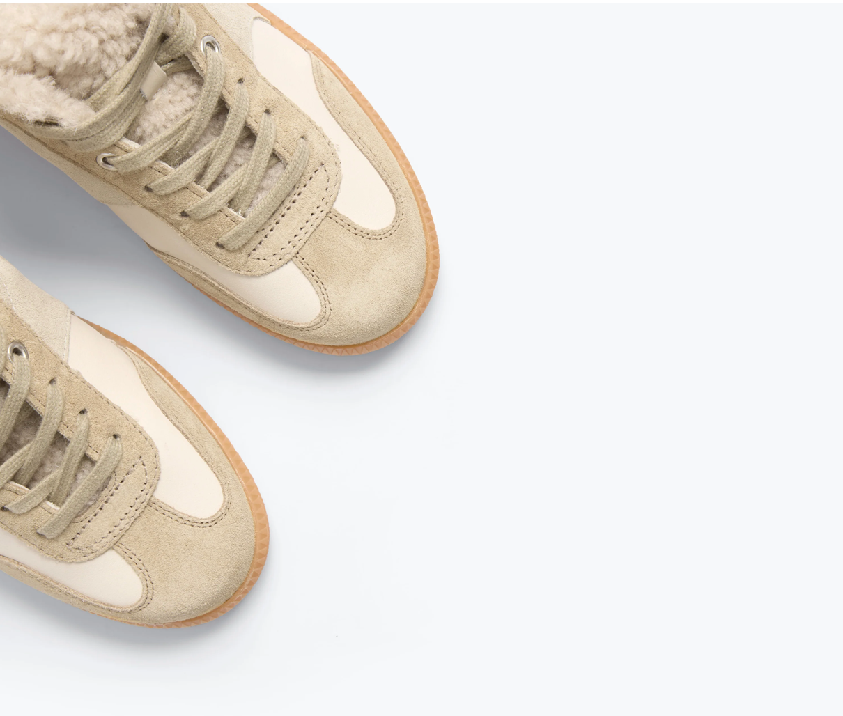 SHEARLING BEIGE SNEAKER