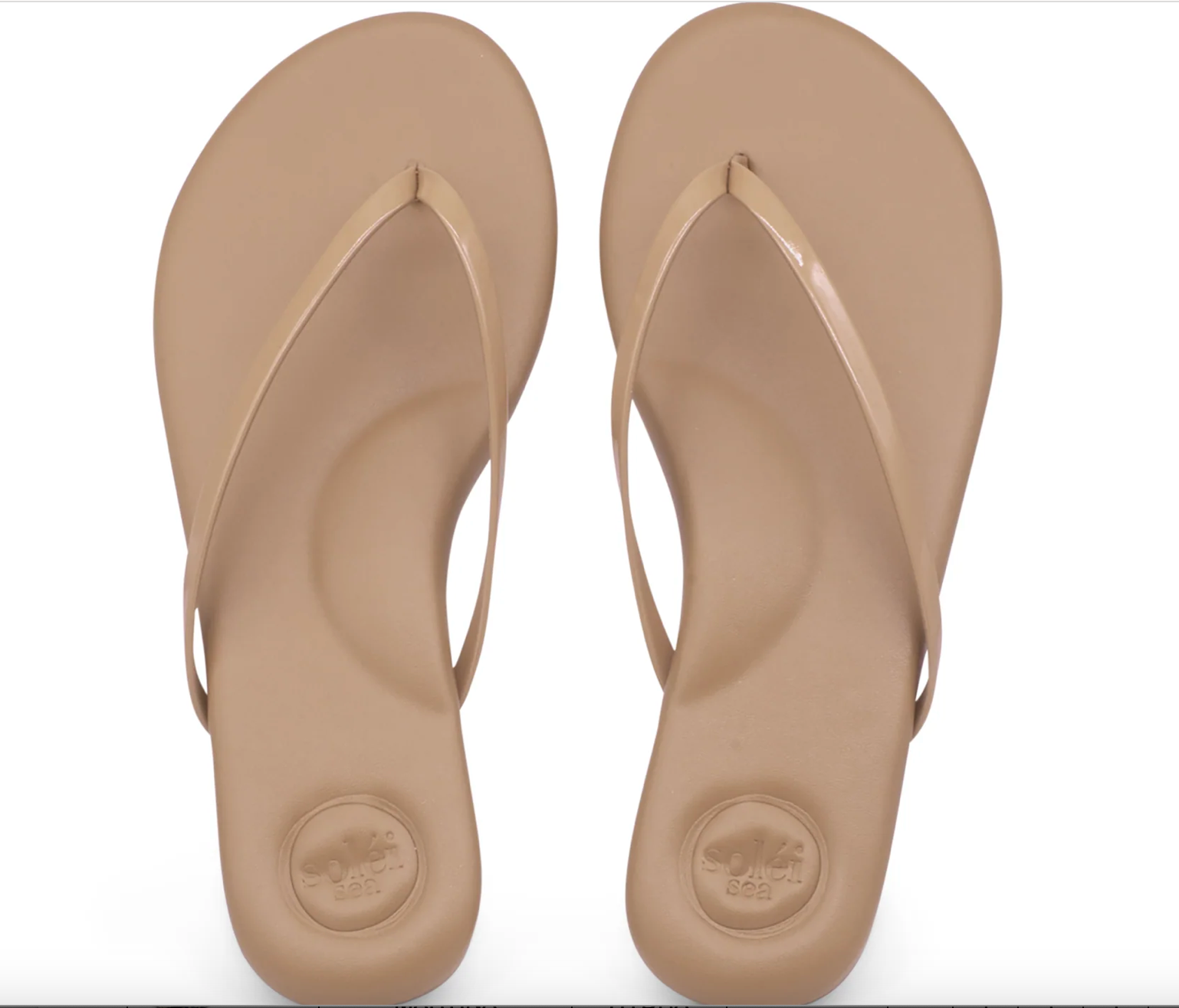 SOLEI SEA NUDE INDI PATENT STRAP SANDAL 
