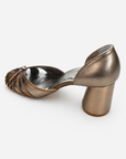 Sarah Chofakian Silver & Bronze Metallic Sarah Scarpin's 