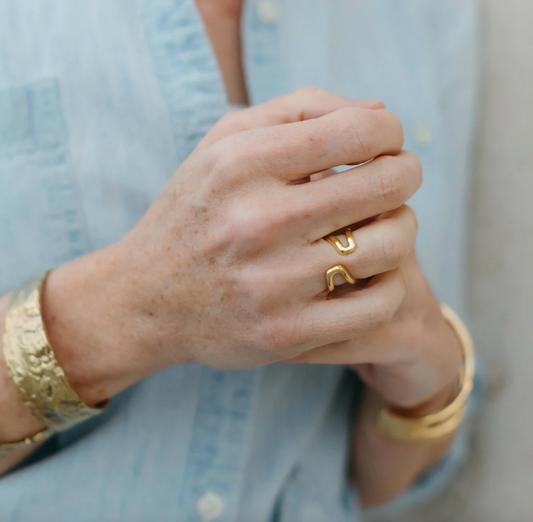 Laura Elizabeth: Wendi Gold Ring