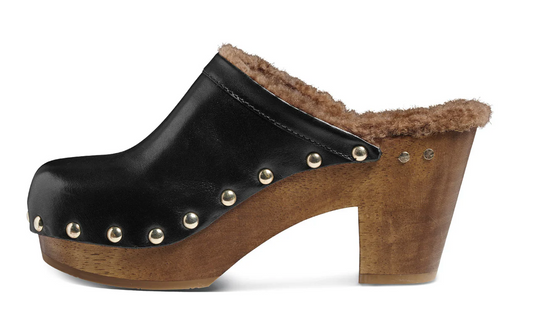 BEEK WOODPECKER SHEARLING CLOGS