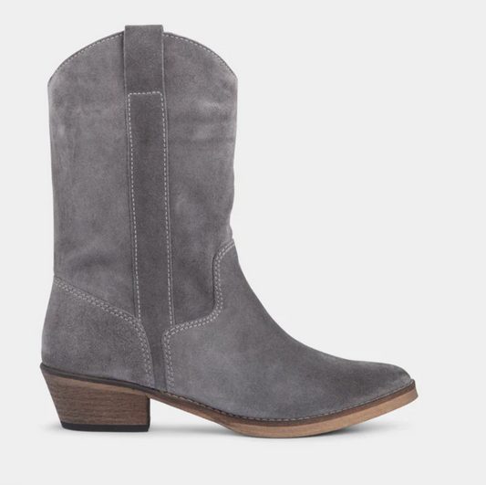 Ivylee Copenhagen: Tracy Dark Grey Suede Boot