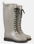 Ilse Jacobsen: Knee Lace Up Rubber Boots