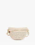 Clare V: Petite Fanny in Cream Rattan