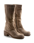 Side View of FIORENTINI + BAKER MOLLYS Tobacco Suede Boots