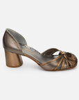 Silver & Bronze metallic pump 
