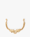 CLARE V: Vintage Gold Horses Handle Strap