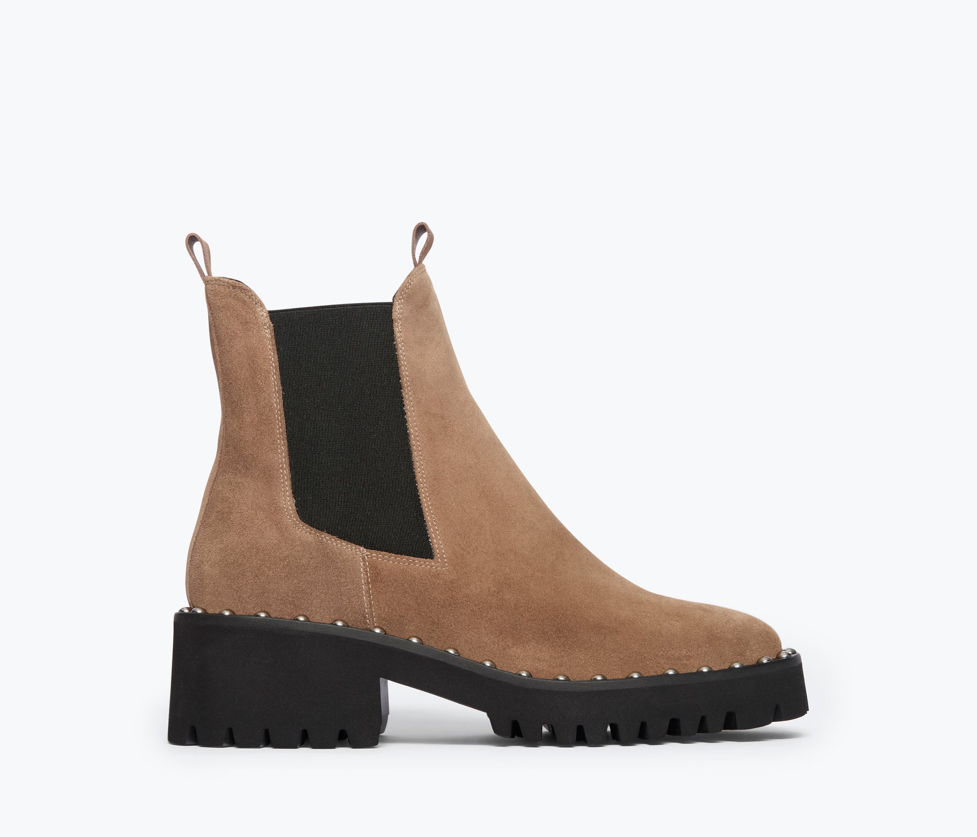freda salvador suede boot with studs